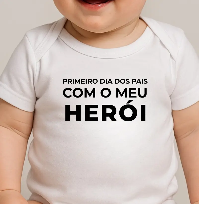 Primeiro Dia dos Pais com meu herói!