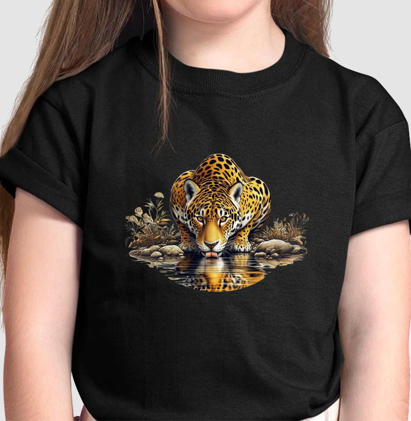 Camiseta Infantil Onça Pintada