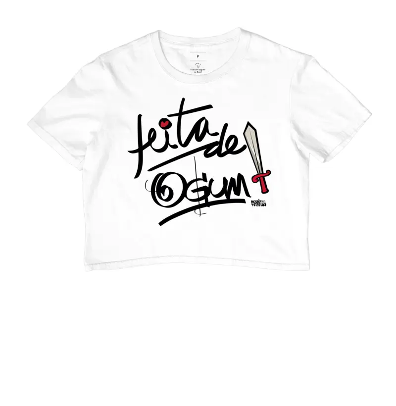 Cropped Feita de Ogum Colors Maria Patuá