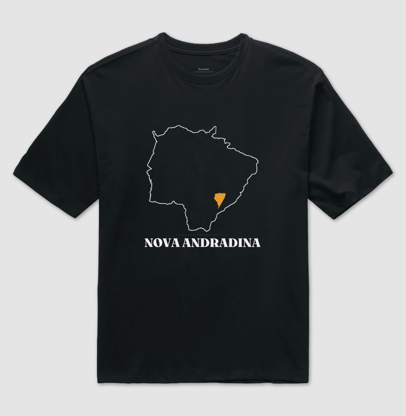 Nova Andradina | Traço MS - Camiseta Oversized