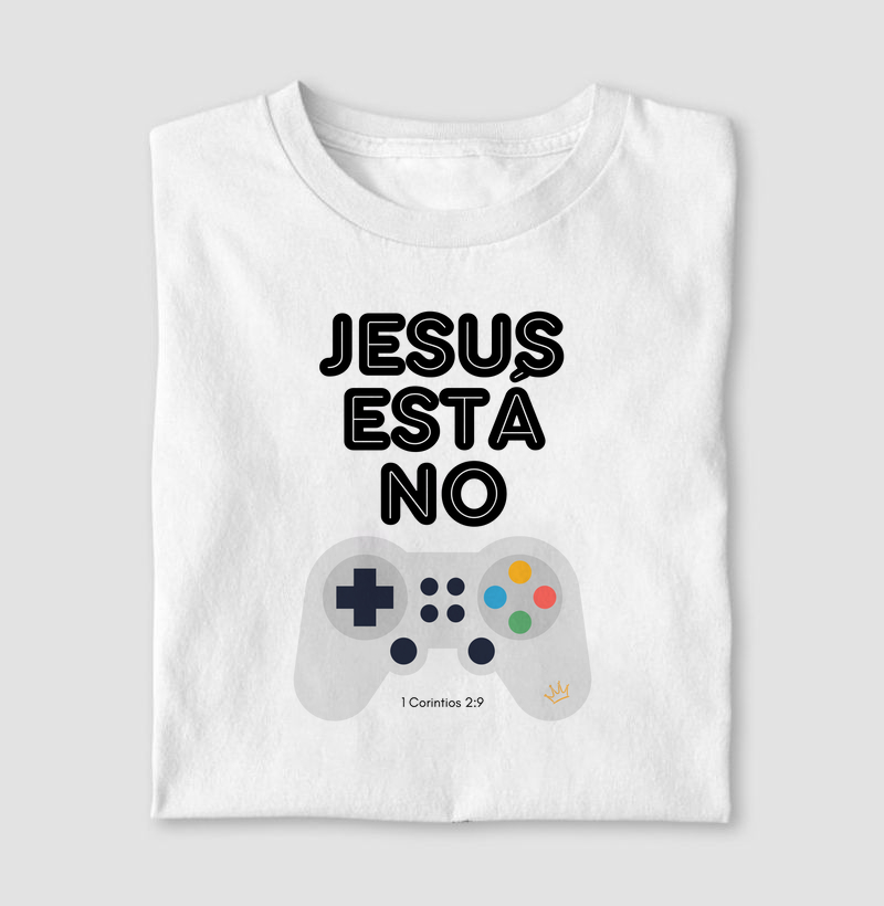 Camiseta Jesus esta no controle