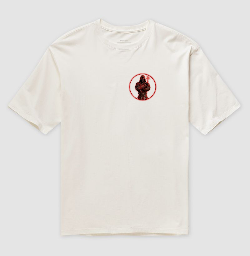 Camiseta Oversized Internacional Minimalista