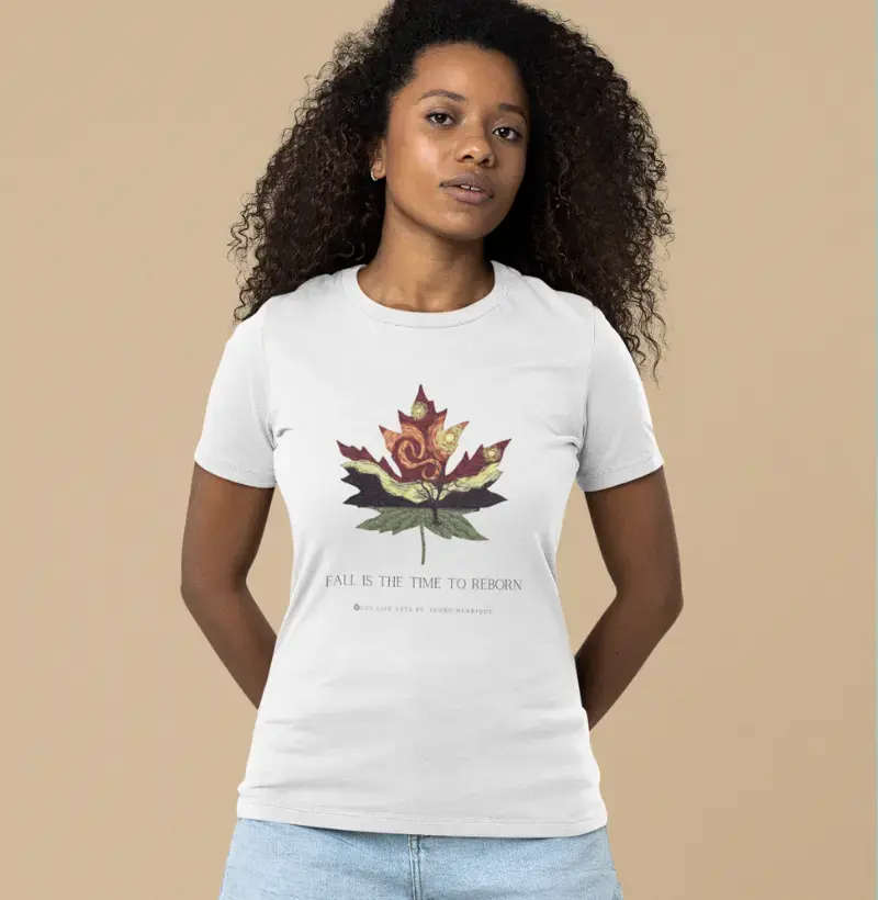 Camiseta Adulto Branca Fall is the time by Pedro Henrique