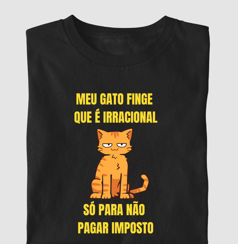 Meu gato finge que é racional só para não pagar imposto