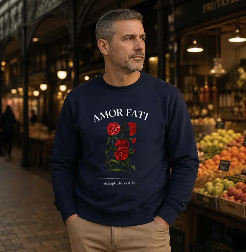 Suéter Moletom Estoicismo "Amor Fati"