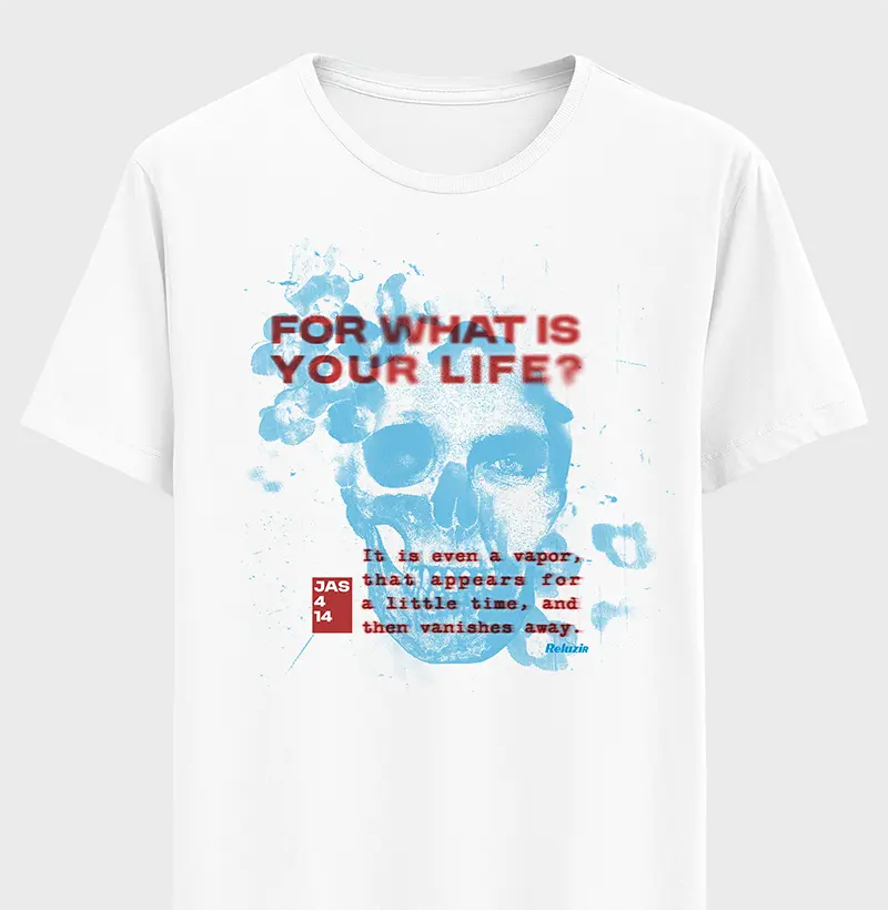Camiseta YOUR LIFE (Tiago 4:14)