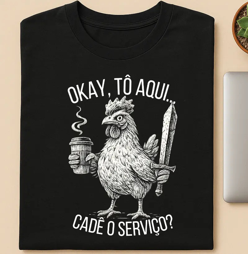 Okay, TÔ AQUI.. CADÊ O SERVIÇO?