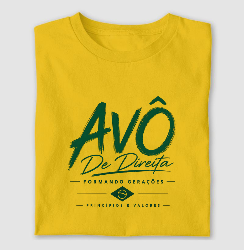Avô de direita Formando gerações