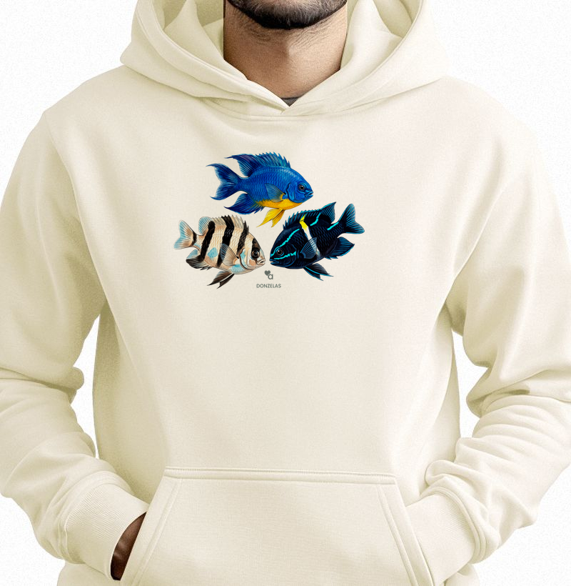 Peixes - Donzelas - Moletom Hoodie