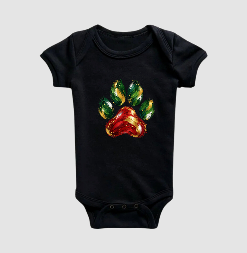Patinha Natalina Artística - Body Infantil