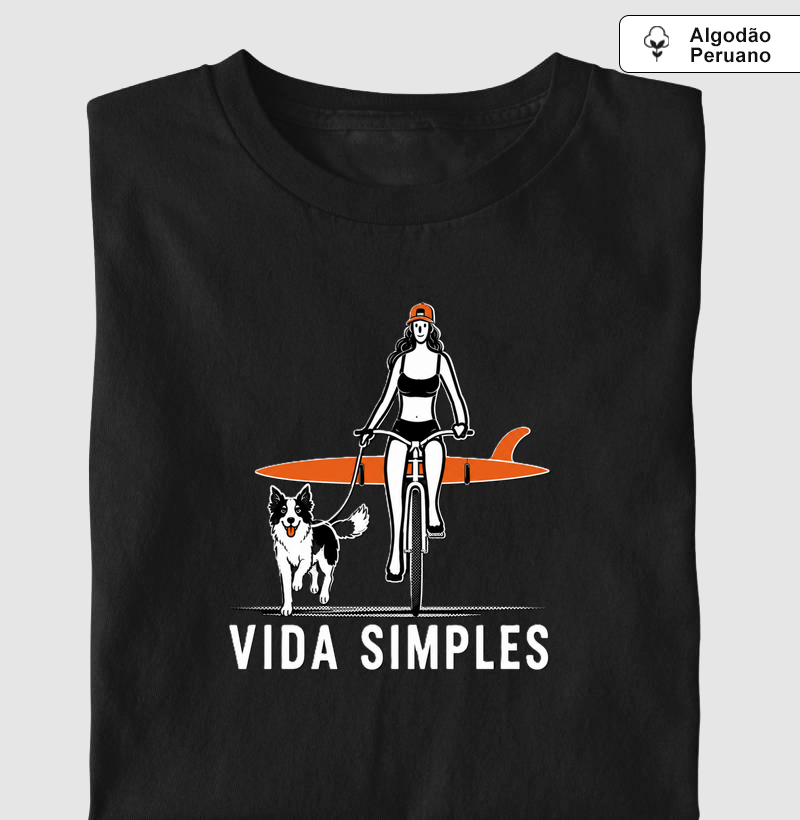 SIMPLICIDADE - Camiseta Algodão Peruano