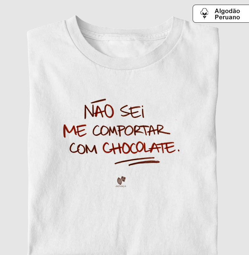Não sei me comportar com chocolate