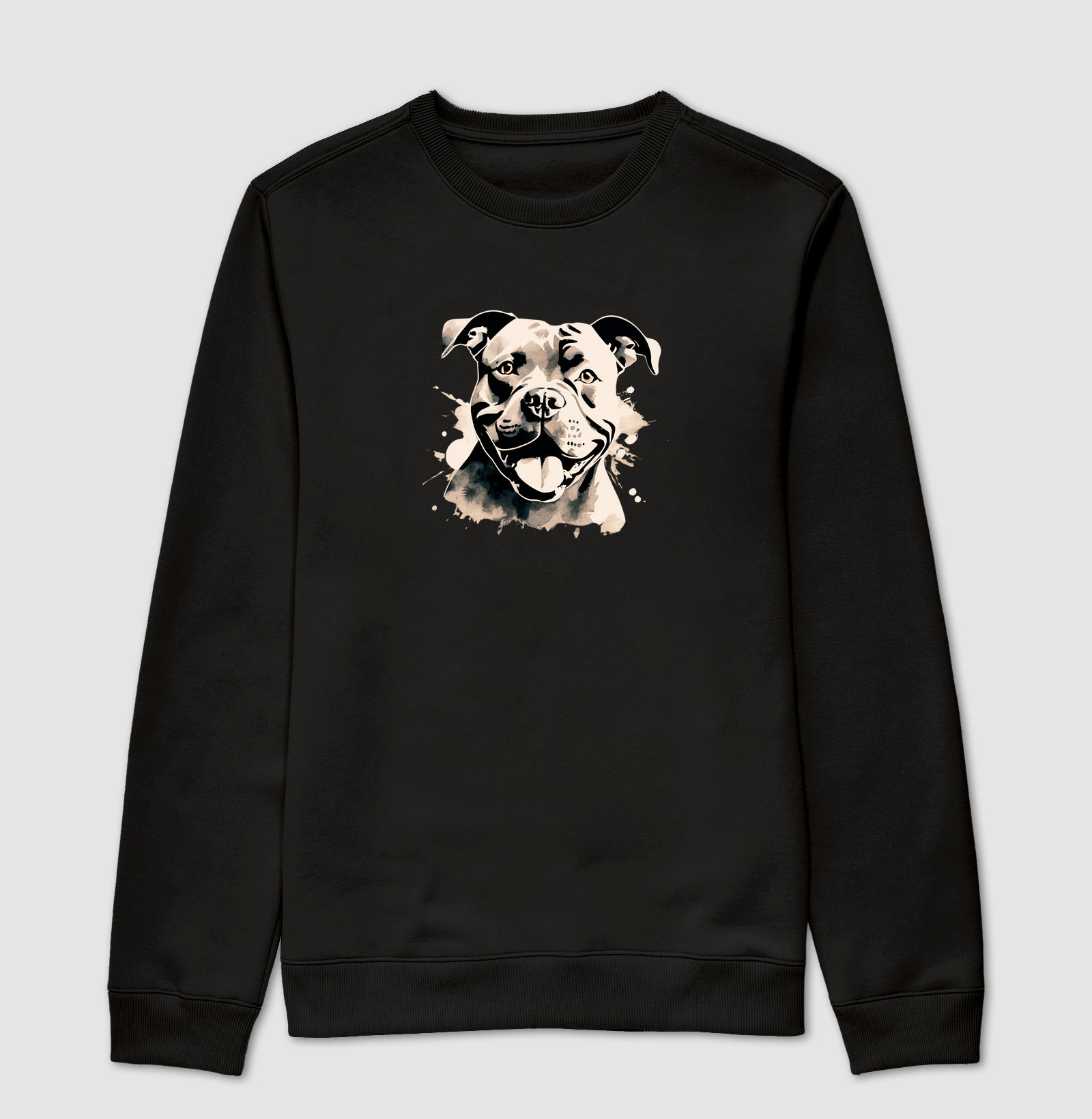 American Bully Aquarela