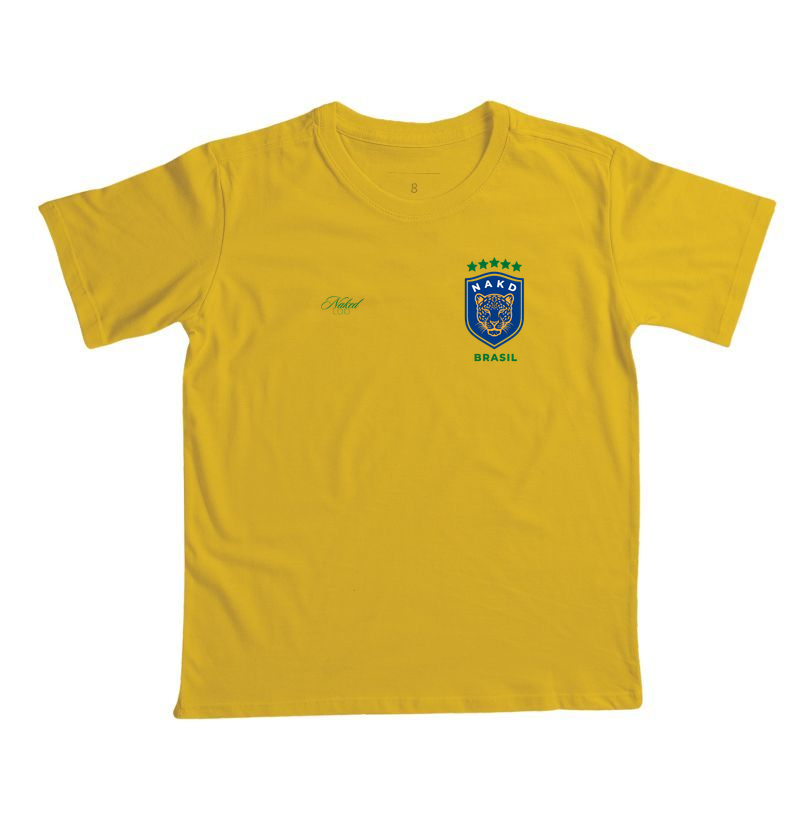 Camiseta Copa Onça Brasão Infantil