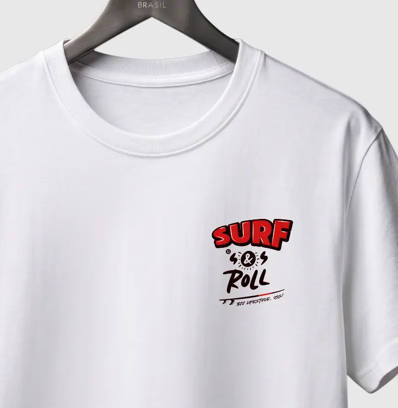 Surf & Roll Pocket - Camiseta