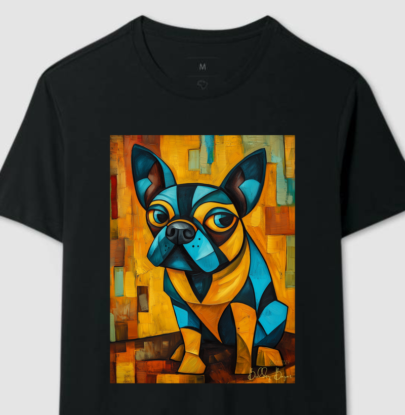 Camiseta Bulldog Frances "Picasso V"