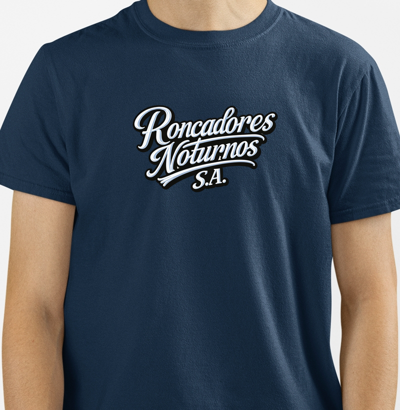 Camiseta Roncadores noturnos S.A. - Algodão Premium
