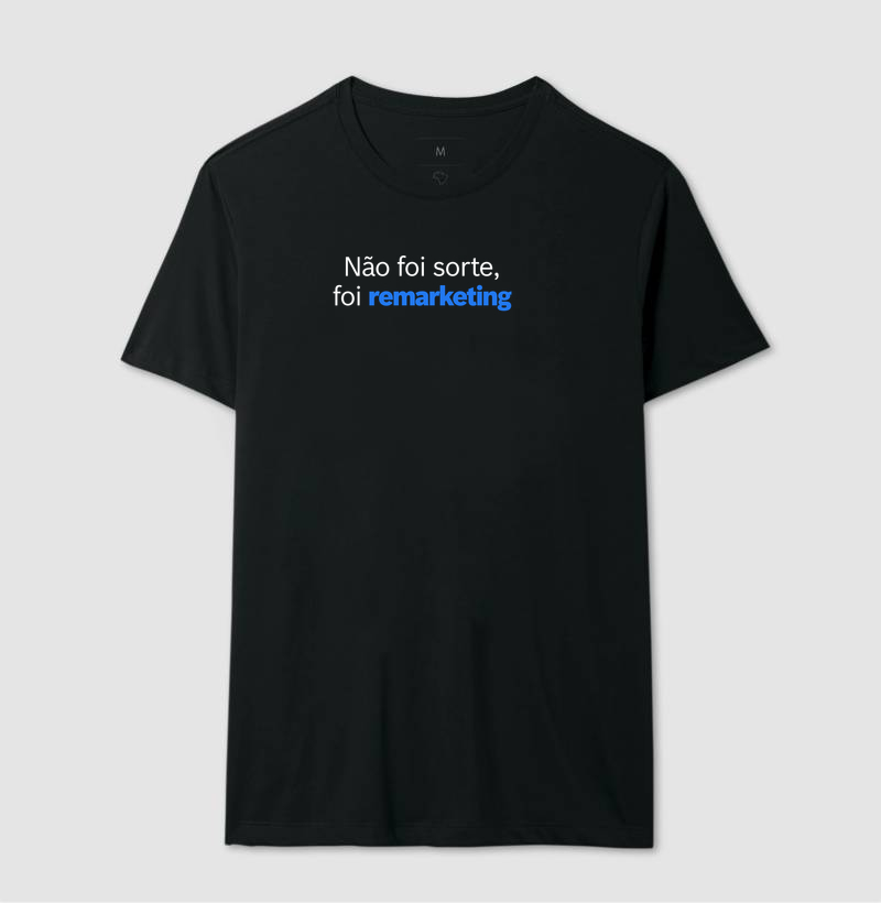Camiseta Remarketing - Preta