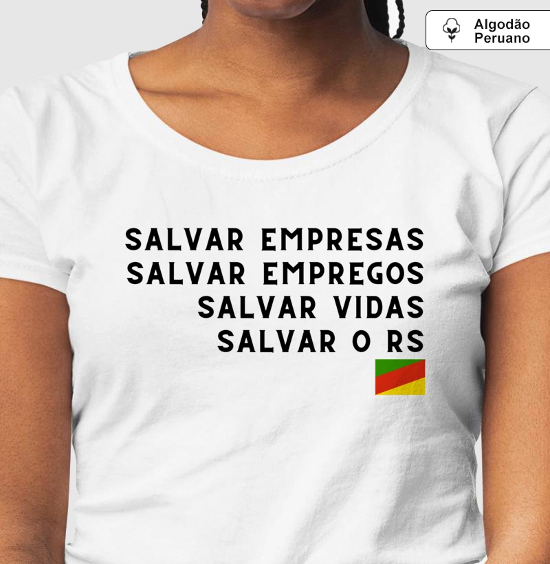 Salvar o RS (algodão peruano)