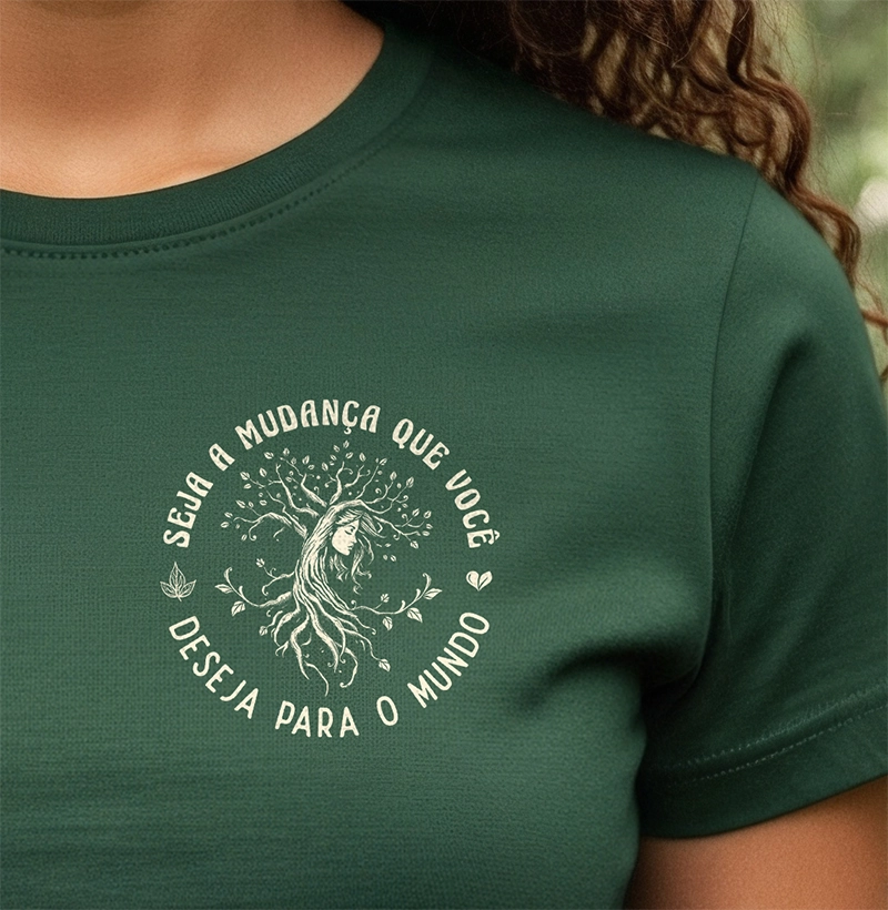 Seja a mudança que você deseja para o mundo - Minimalista