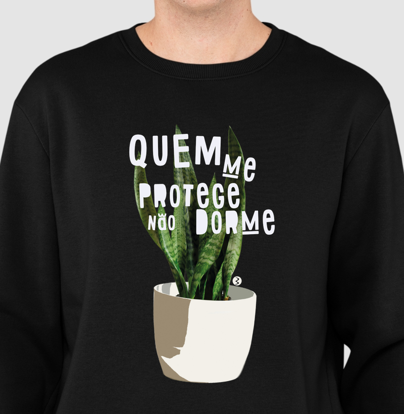 Suéter Moletom Quem Me Protege