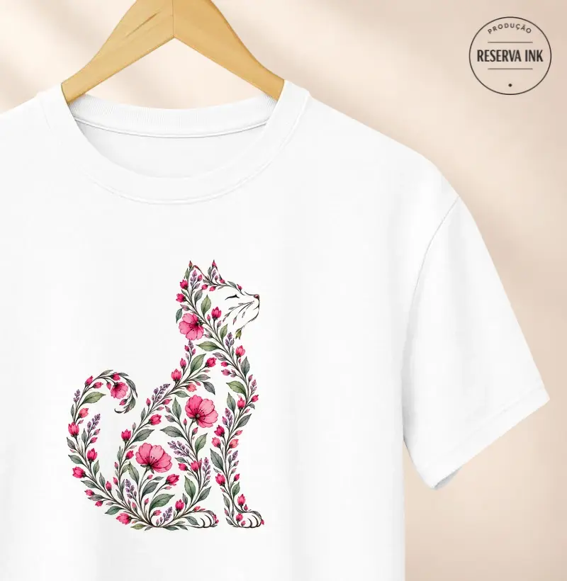 Gato em Flores