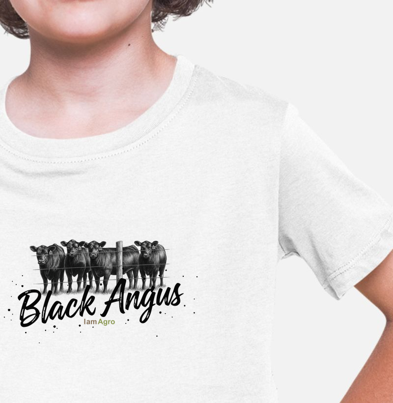 Camiseta Infantil Black Angus