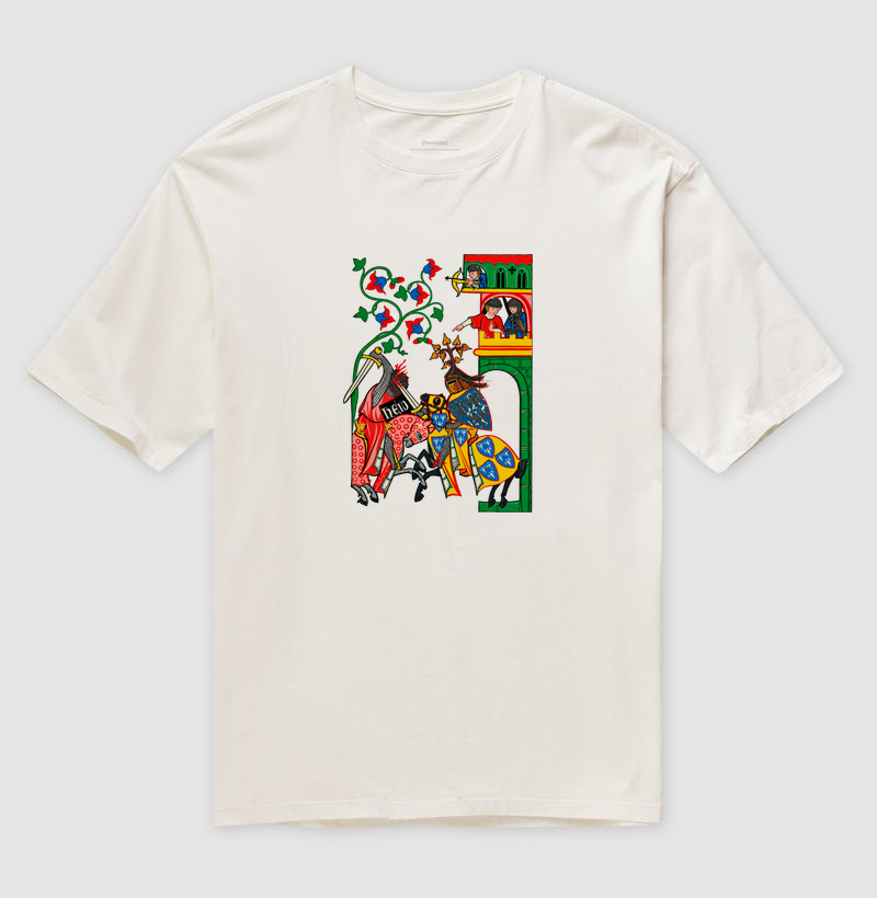 Torneio Medieval - Camiseta Oversized