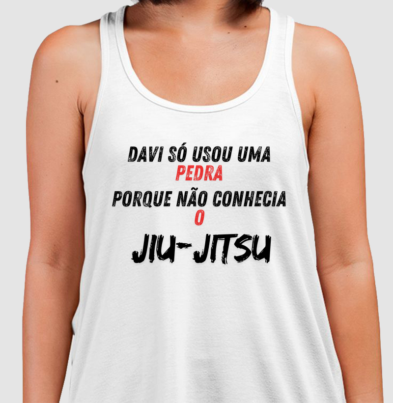 Davi só usou uma pedra porque não conhecia o Jiu Jitsu 