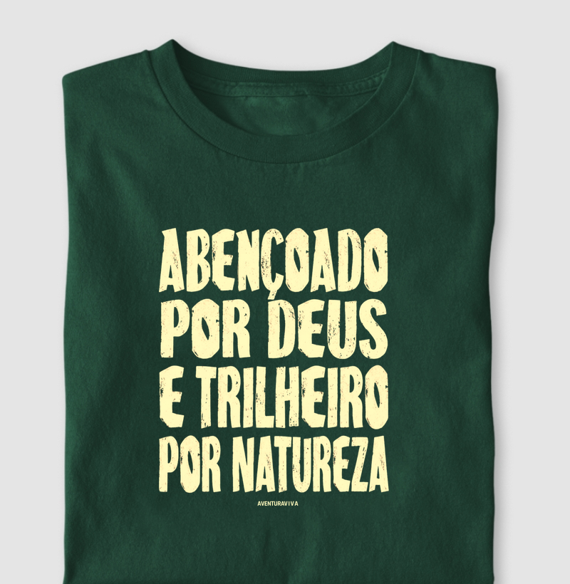 Abençoado e Trilheiro - Camiseta