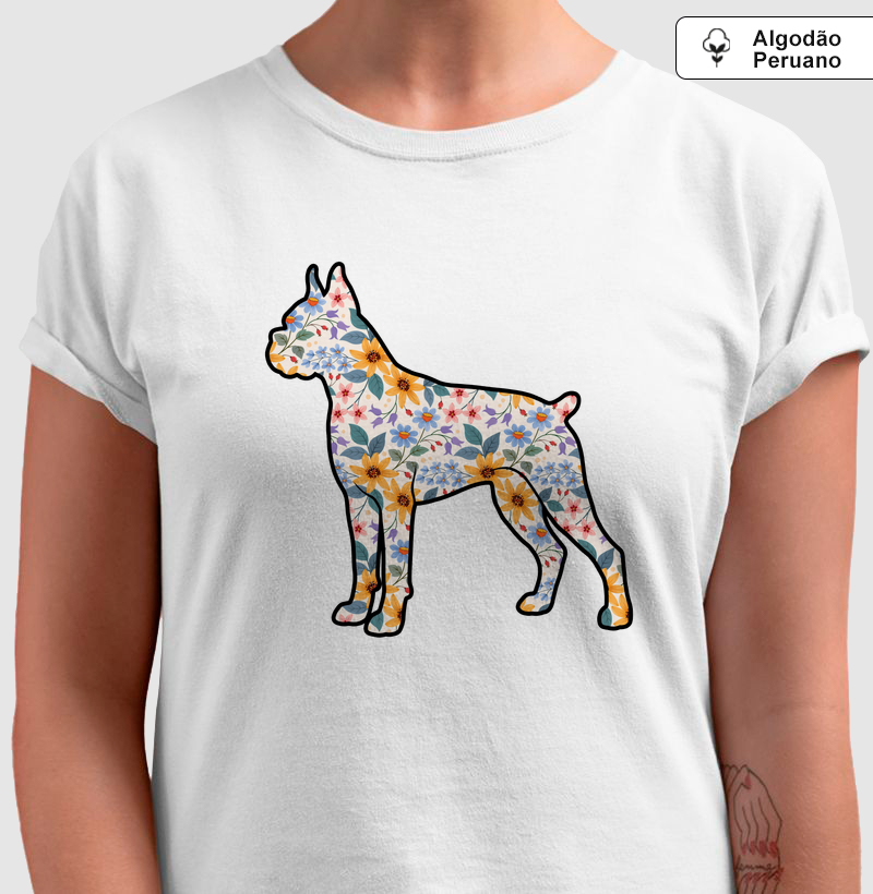 Camiseta Boxer Floral - Pelo & Pano