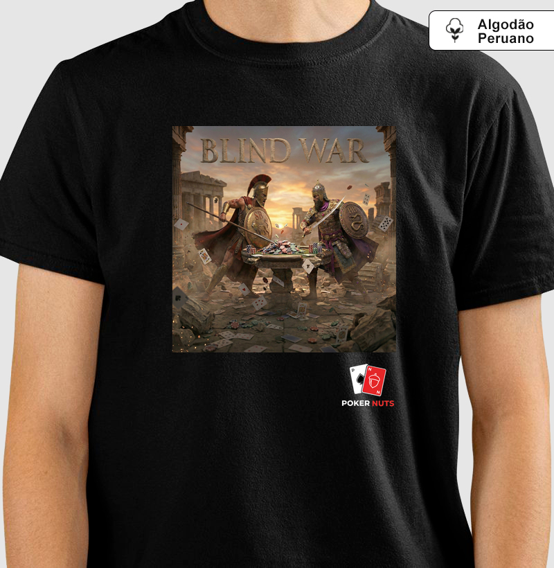 Camiseta Algodão Peruano Blind War