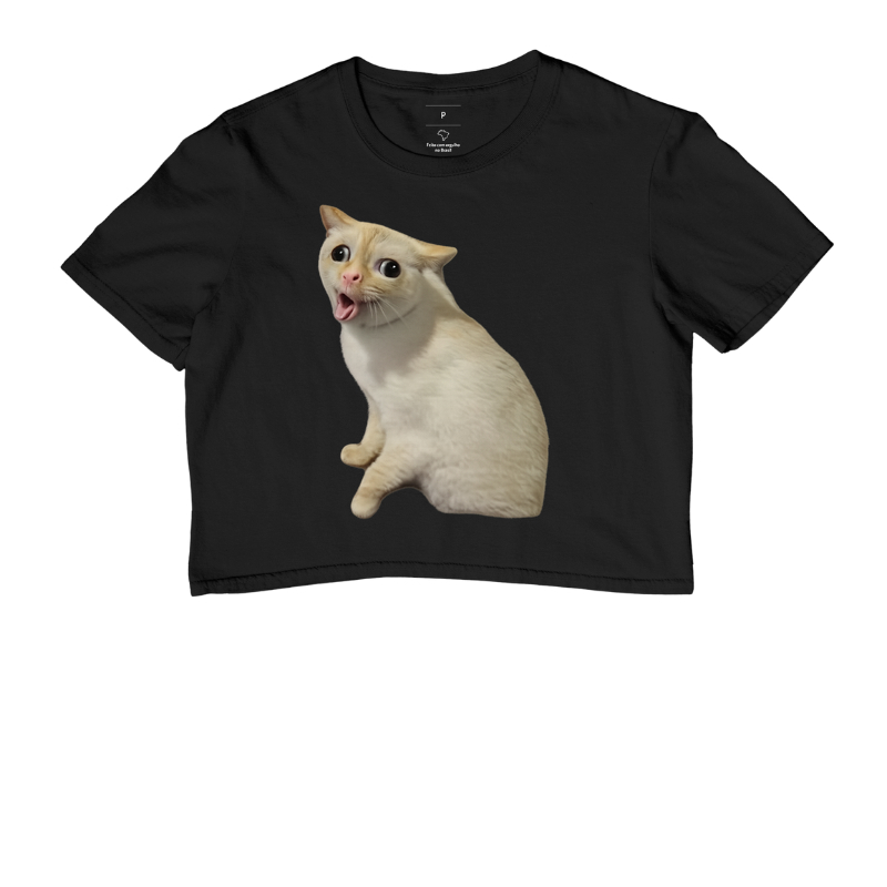 Camiseta Gato Meme Vomit