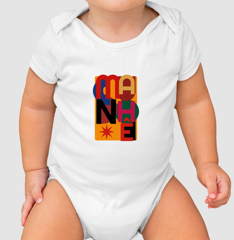 Camiseta oversized Manhê - Algodão Premium