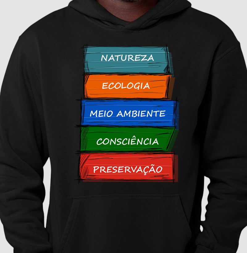 Hoodie Moletom Natureza in Rabisco