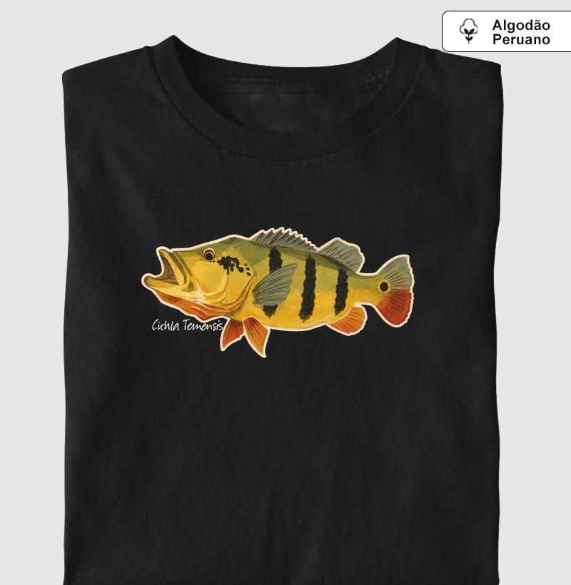 Tucunaré-Açu - Camiseta Algodão Peruano