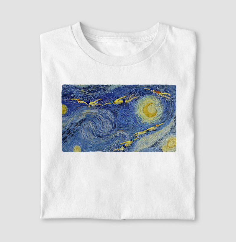 Camiseta Natação - O Mar Agitado