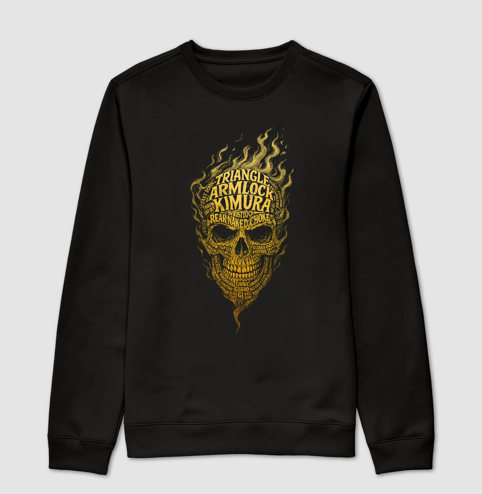 Bjj Skull - Start - Suéter Moletom