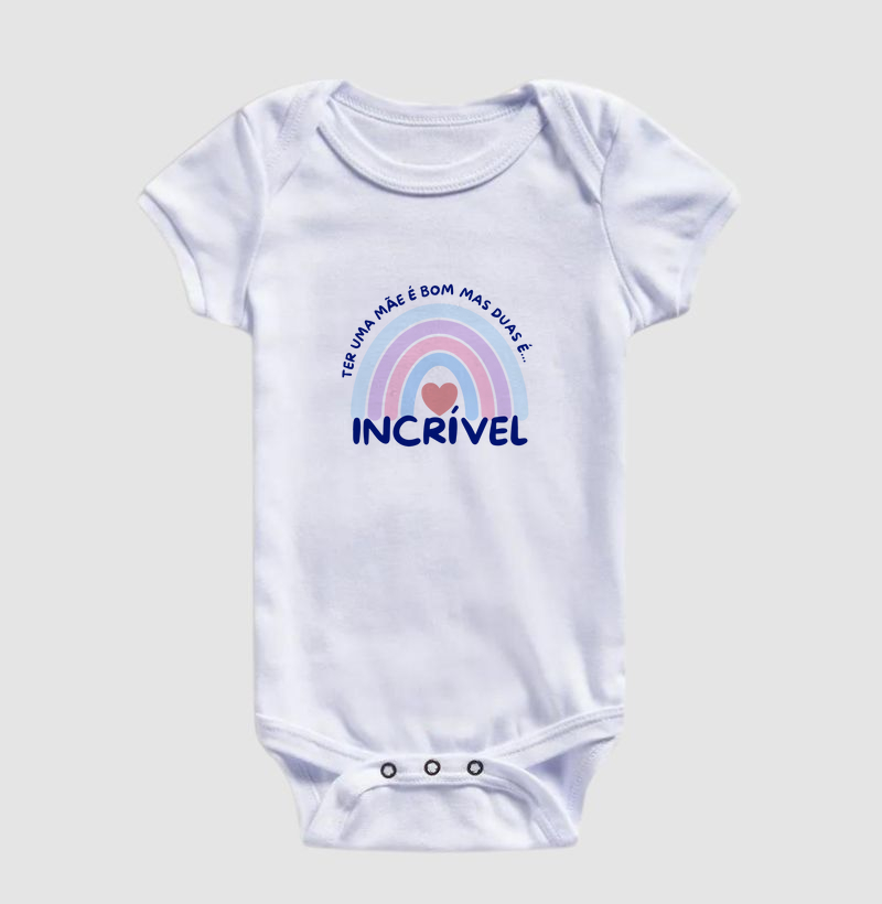 Incrível com arco-íris