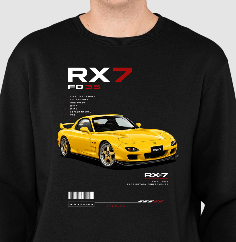 Suéter moletom RX7
