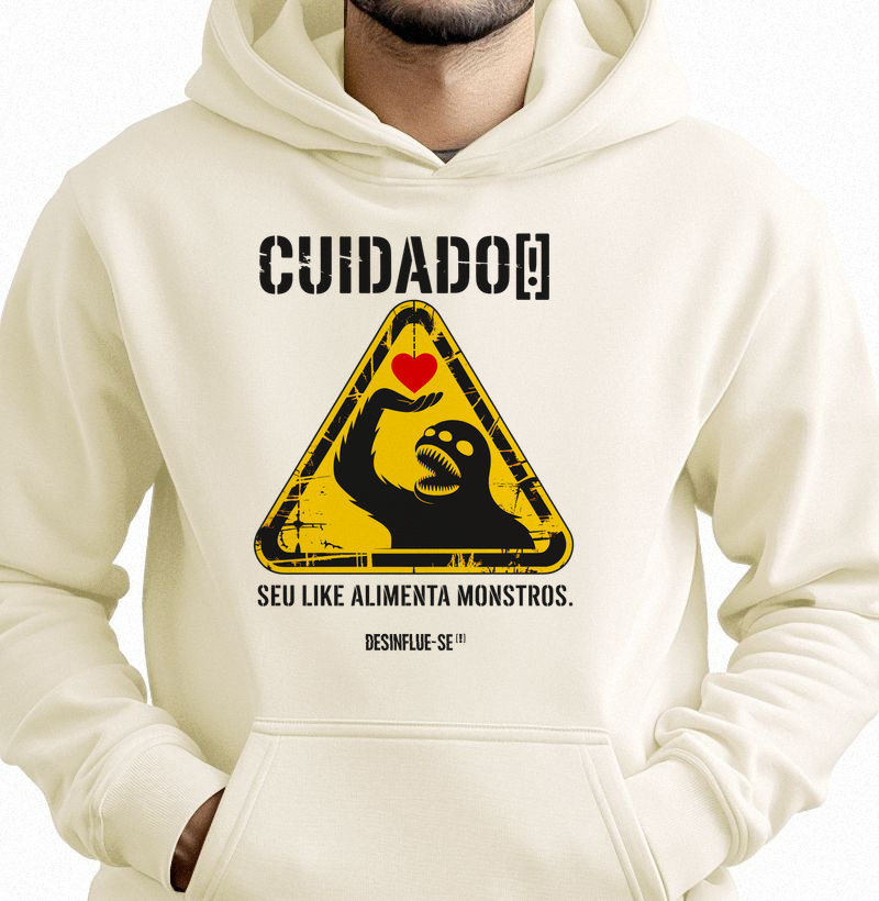 CUIDADO[!] SEU LIKE ALIMENTA MONSTROS.