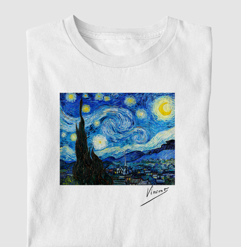 A Noite Estrelada (1889) V2 - Van Gogh