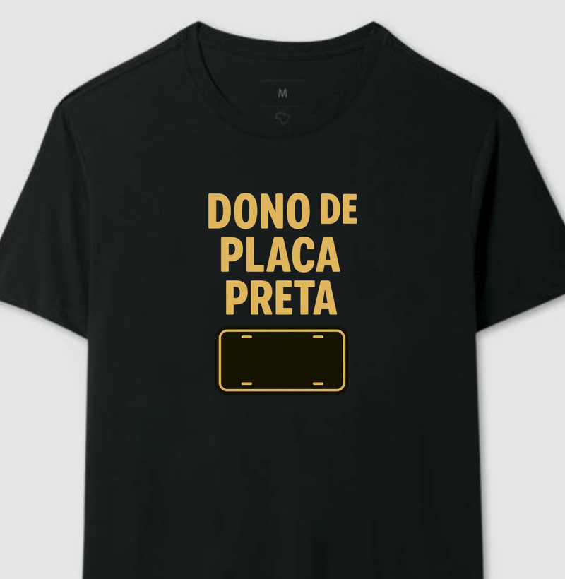 Dono de Placa preta