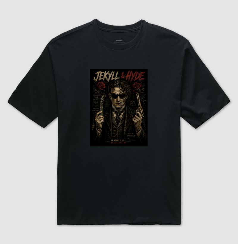 O Médico e o Monstro num só - Camiseta Oversized