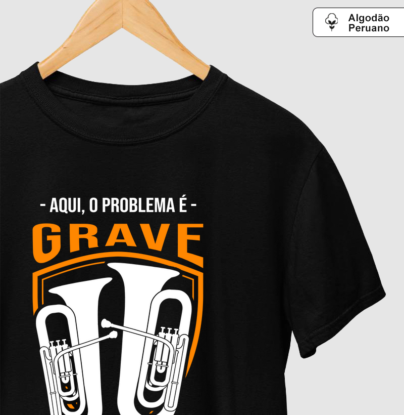 Camiseta Premium Problema Grave - Tubista - Pima Peruano