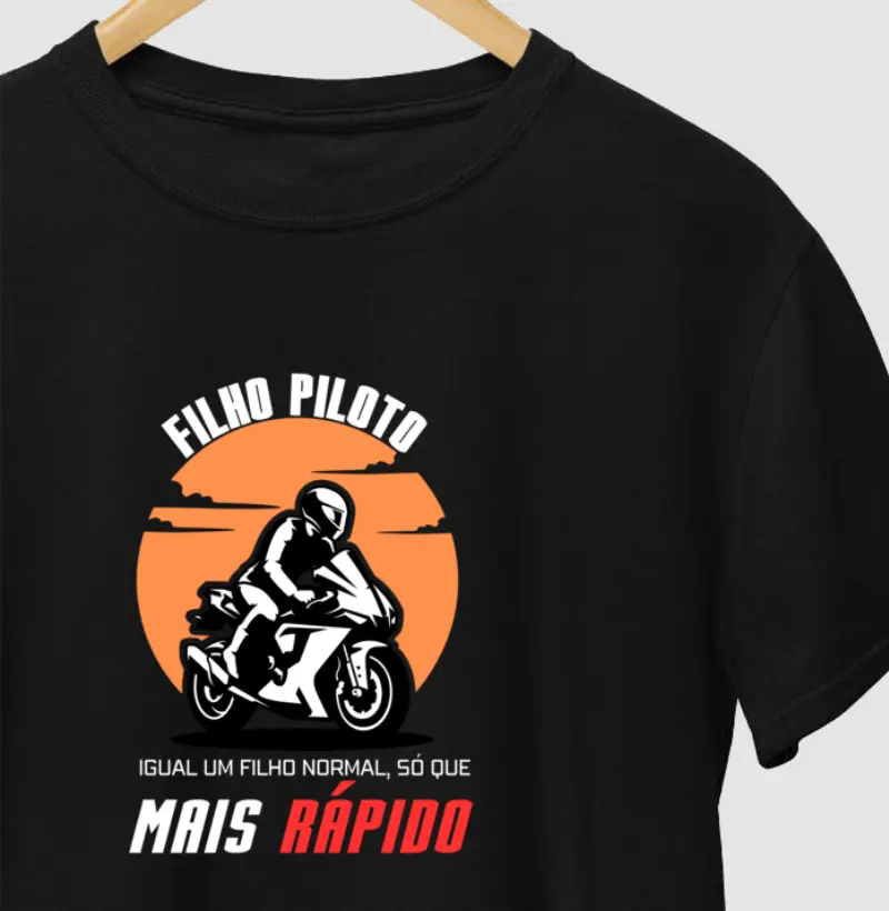 Filho piloto, igual um filho normal, só que mais rápido