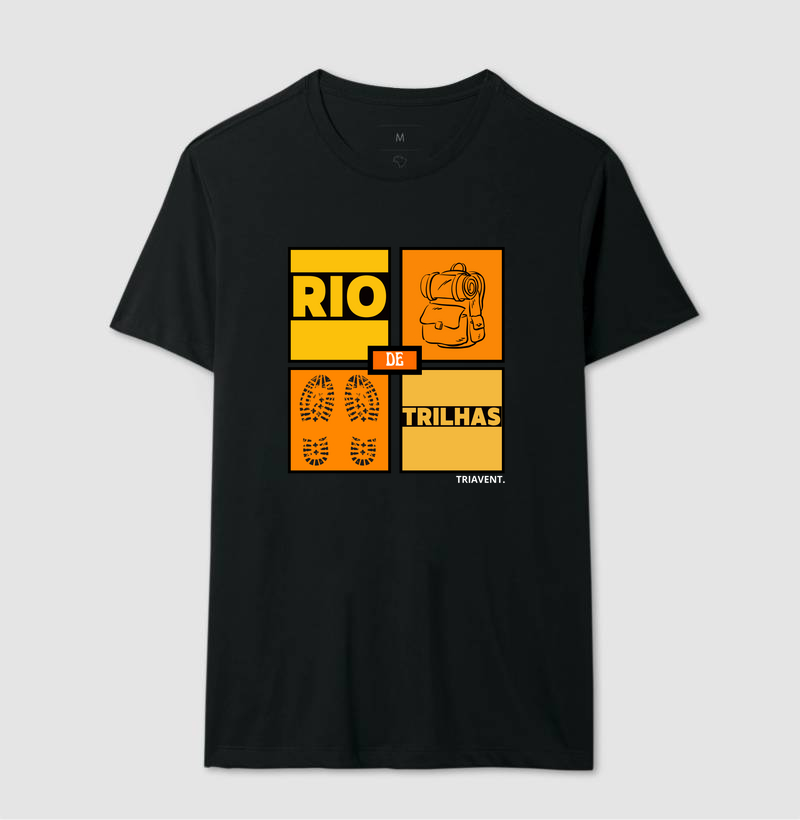 Camiseta Rio de Trilhas.