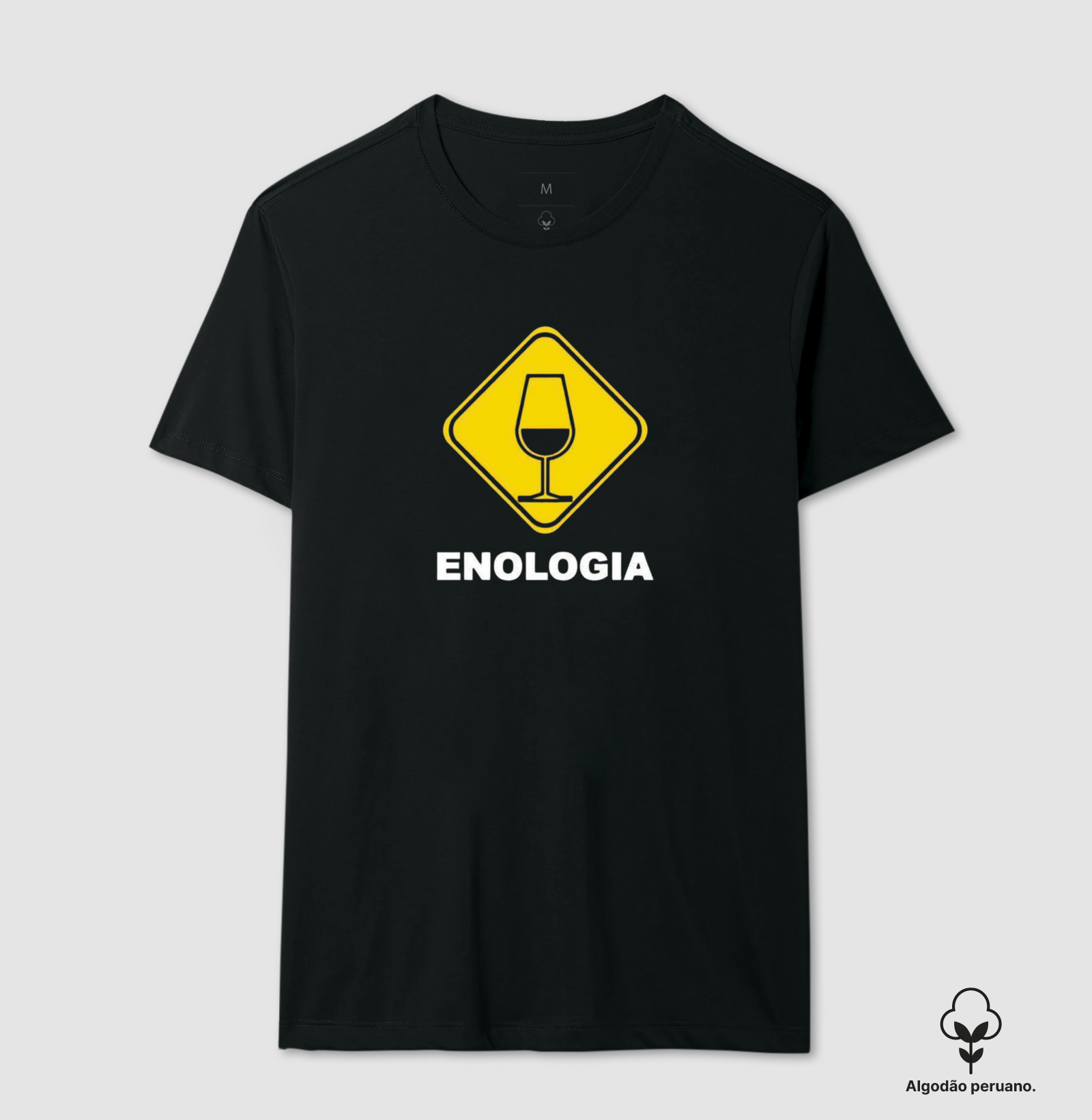 Camiseta Enologia - Camiseta Algodão Peruano