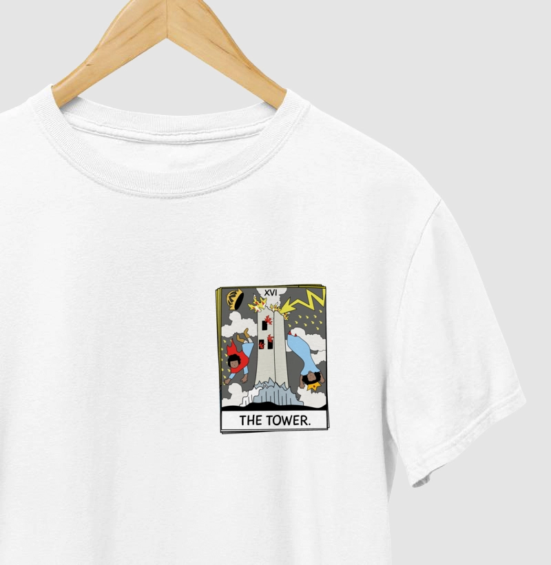 Camiseta The Tower - Estampa Tarot