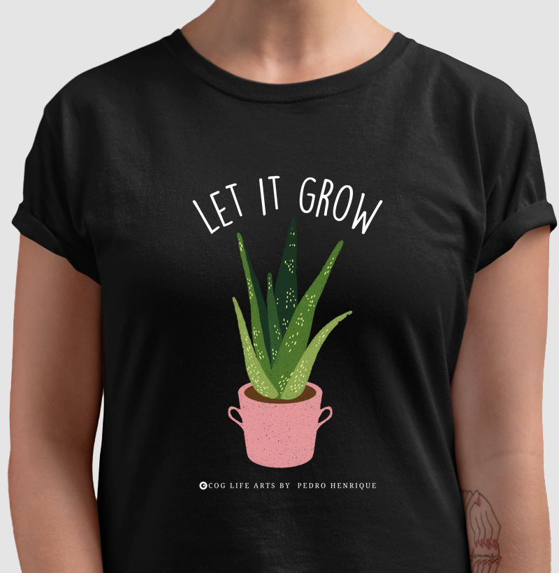 Camiseta Adulto Let it grow by Pedro Campos